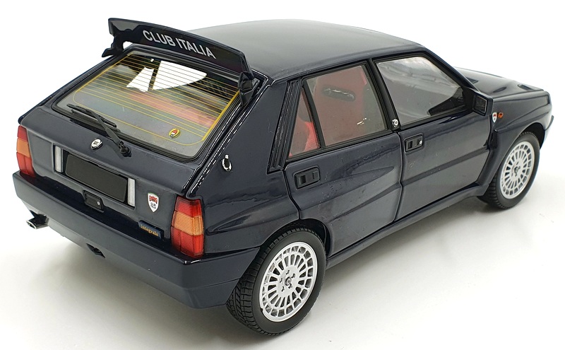 Kyosho 1/18 Scale Diecast 08343SC Lancia Delta HF Intergrale Club Italia Blue