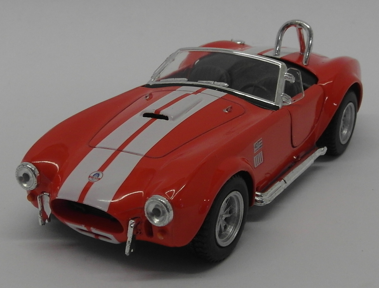 1965 Shelby Cobra 427 S/C - Red - Kinsmart Pull Back & Go