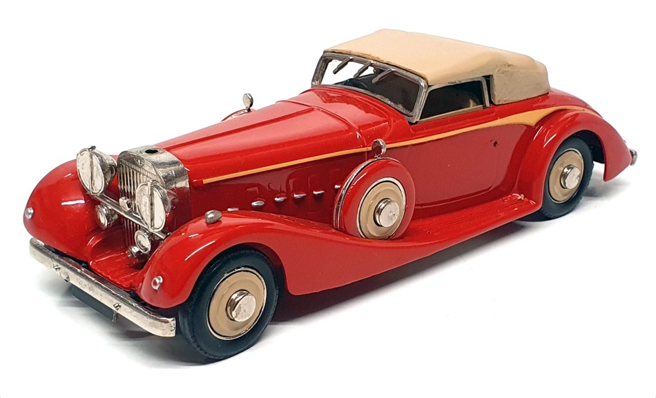 Western Models 1/43 Scale WMS20 - 1933 V12 Hispano Suiza 68 Saoutchik - Red
