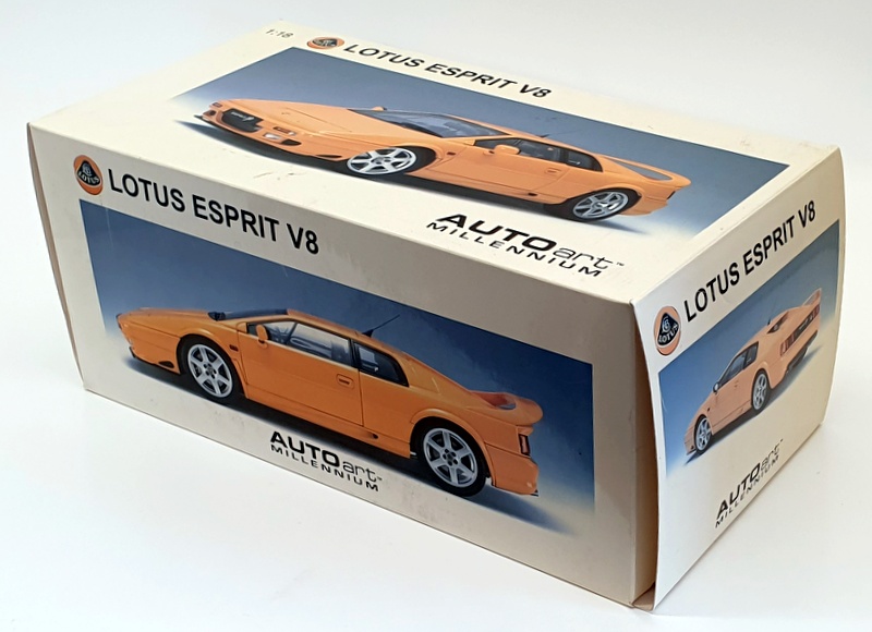 Autoart 1/18 Scale Model Car 75313 - Lotus Espirit V8 - Yellow