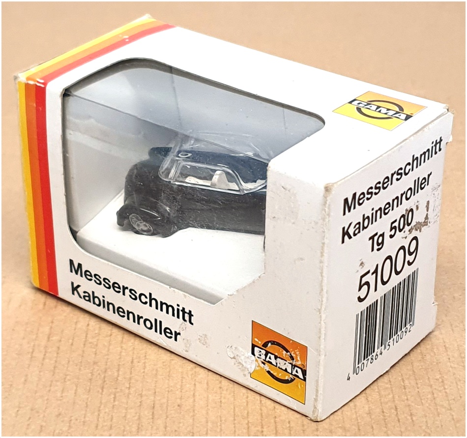 Gama 1/43 Scale 51009 - Messerschmitt Kabenroller TG500 - Black