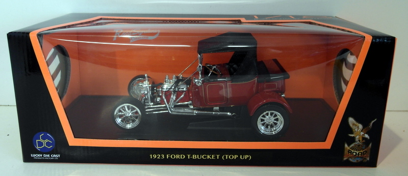Lucky Diecast 1/18 Scale 92829 1923 Ford T-Bucket Top Up red