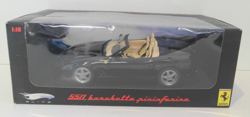 Hot Wheels Elite 1/18 Scale diecast - N2055 Ferrari 550