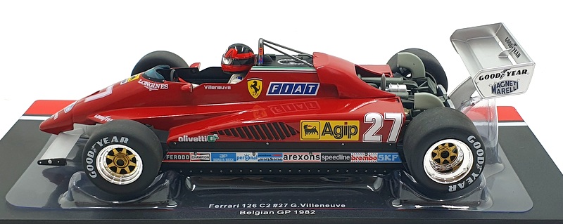 Ferrari 126 C2 ミニカー 27 Kyosho 1/64 Ferrari F1 collection1 126 C2 #27 G.VILLENEUVE