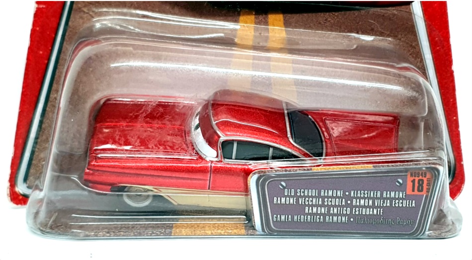 Mattel Disney Pixar Cars N0949 #18 - Old School Ramone - Red