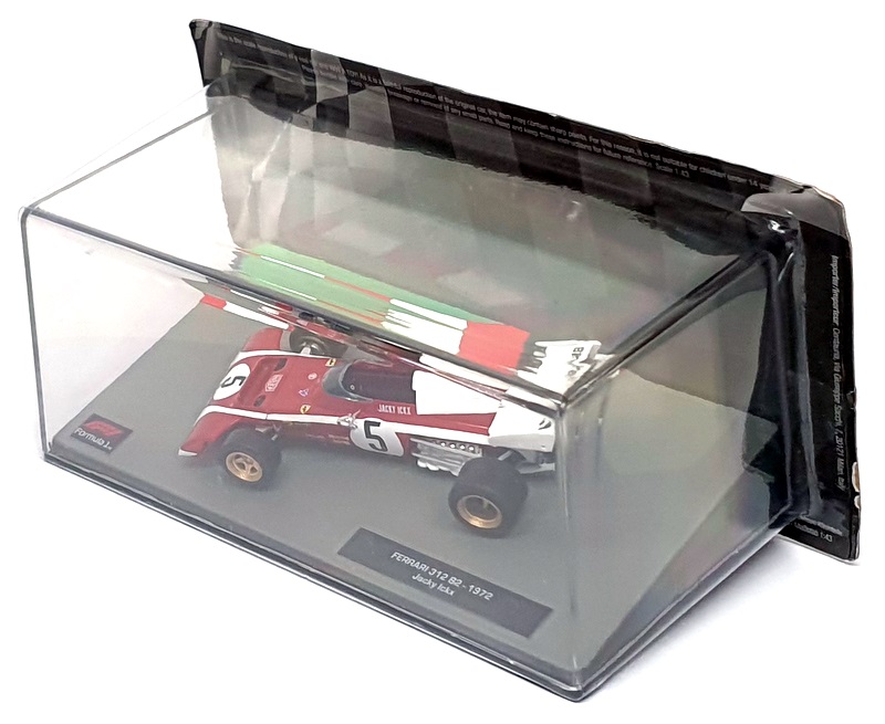 Altaya 1/43 Scale AT1972I - F1 Ferrari 312 B2 #5 Jacky Ickx - Red/White Altaya 1/43 Scale AT1972I - F1 Ferrari 312 B2 #5 Jacky Ickx - Red/White