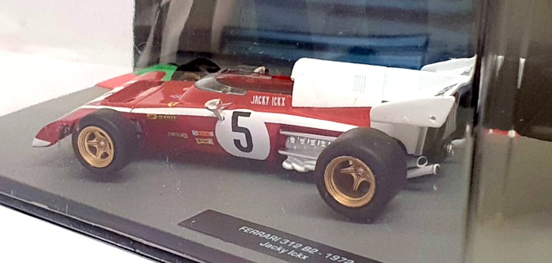 Altaya 1/43 Scale AT1972I - F1 Ferrari 312 B2 #5 Jacky Ickx - Red/White Altaya 1/43 Scale AT1972I - F1 Ferrari 312 B2 #5 Jacky Ickx - Red/White