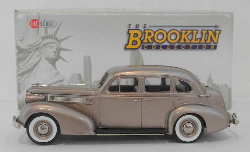 Brooklin 1/43 Scale BRK156 - 1937 Oldsmobile L-37 Touring Sedan Tulipwood Brown