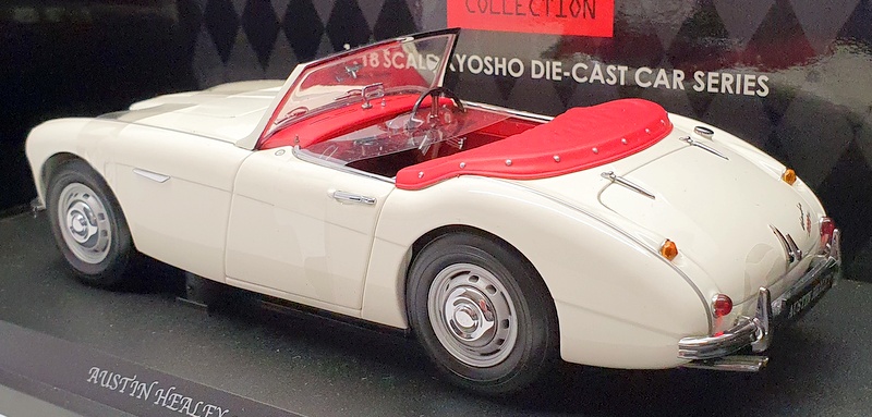 1/18 オースチンヒーレー3000 ホワイト Austin Healey 京商