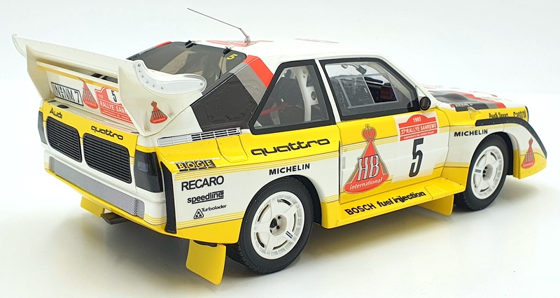 Otto Mobile 1/18 Scale Resin OT130 - Audi S1 Quattro Rally San Remo W.Roehrl #5