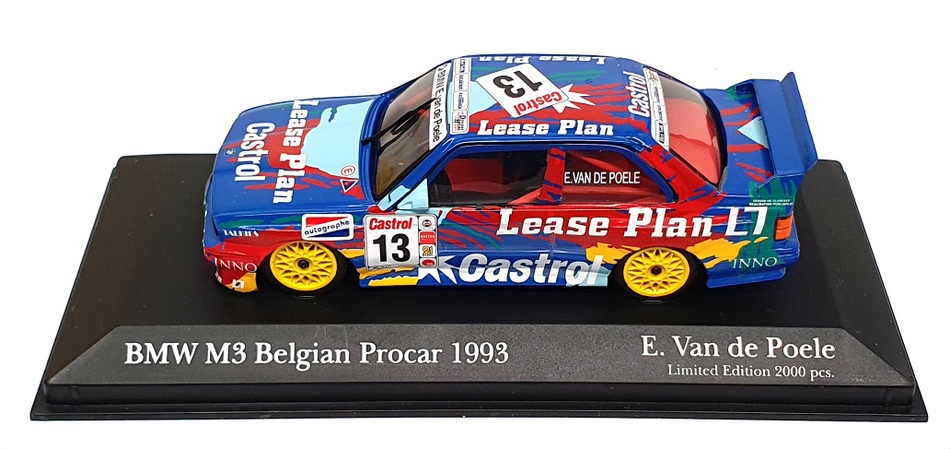 MINICHAMPS BMW E30 M3 BELGIAN TEAM PROCAR #6 1993 1:43 BOXED