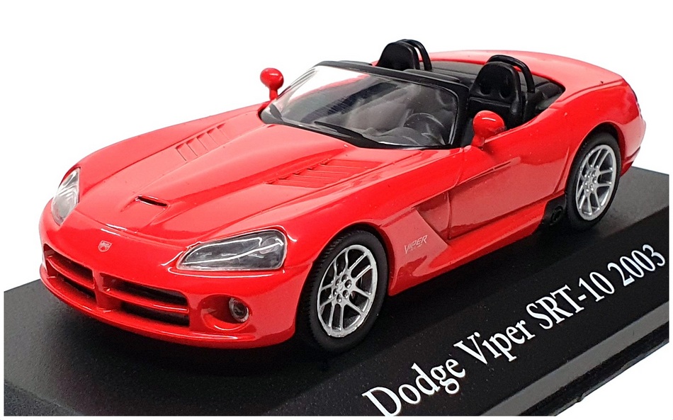 Atlas Editions 1/43 Scale 2 891 015 - 2003 Dodge Viper SRT-10 - Red