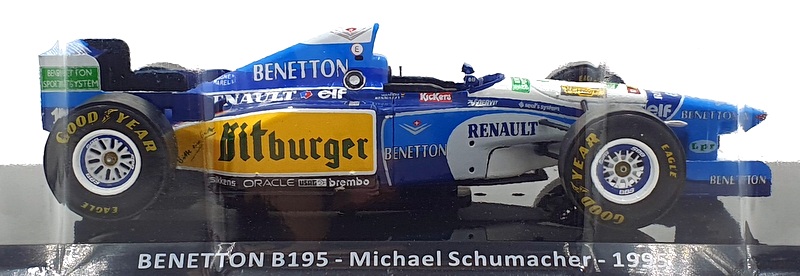 Altaya 1/24 Scale Diecast AL191223U - 1995 Benetton B195 M.Schumacher #1