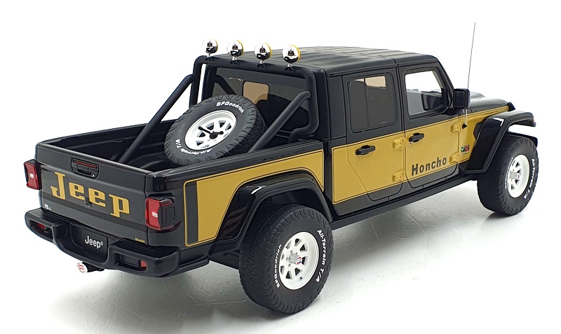GT Spirit 1/18 Scale Resin GT422 - Jeep Gladiator Honcho - Black/Yellow