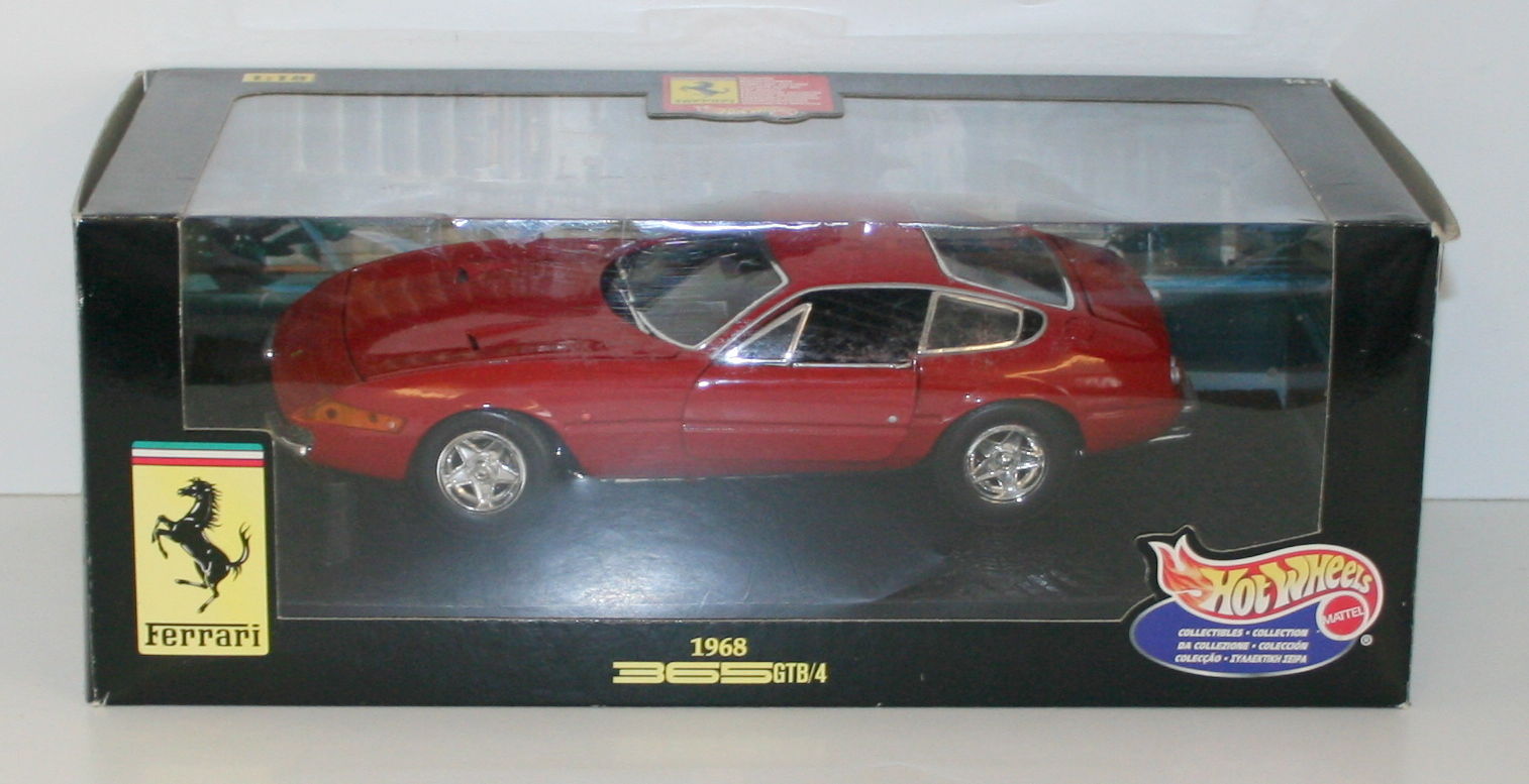 HOT WHEELS 1/18 21353 FERRARI 365 GTB 4 1968 RED | eBay