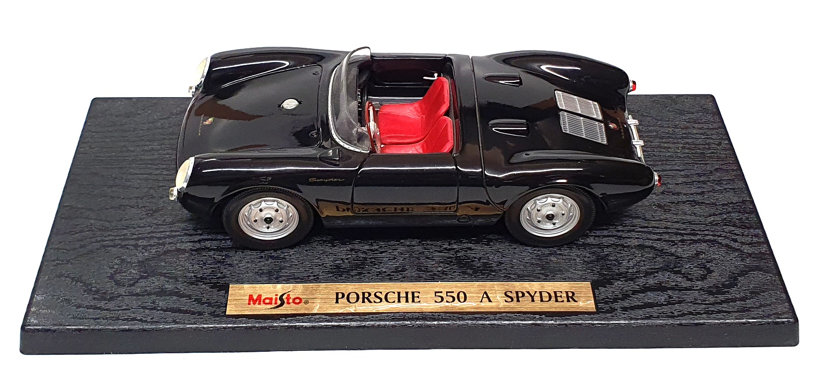 Maisto 1/18 Scale Diecast 31843 - Porsche 550A Spyder - Black
