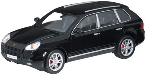 Welly Models 1/18 Scale Diecast 12529W - Porsche Cayenne Turbo - Black Welly Models 1/18 Scale Diecast 12529W - Porsche Cayenne Turbo - Black