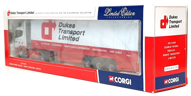 1:50 CORGI SCANIA トレーラー Corgi 1/50 Scale CC12202 - Scania Fridge Trailer (Dukes