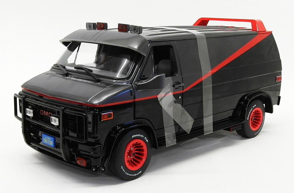 Greenlight 1/18 Scale Diecast 13521 - 1983 GMC Vandura - The A-Team ...