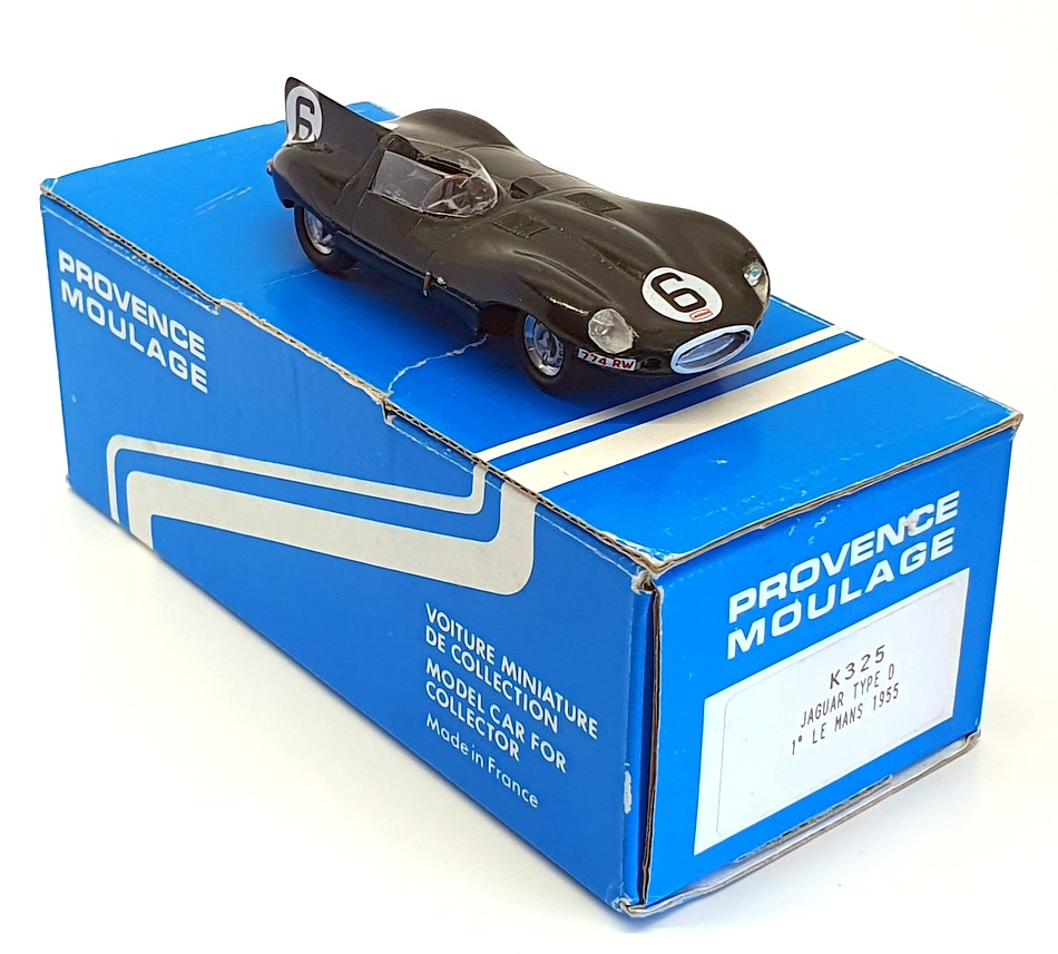 Provence Moulage 1/43 Scale Built Kit K325 - Jaguar D Type 1st #6 Le Mans 1955