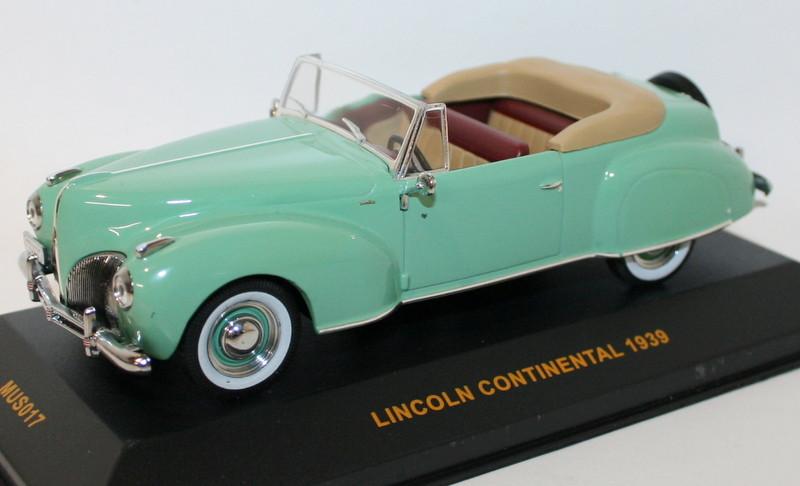 Ixo 1/43 Scale - MUS017 - Lincoln Continental 1939 - Green | eBay