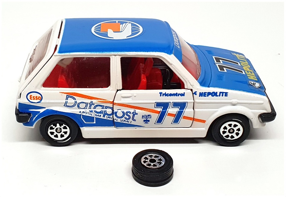 Corgi Appx 9cm Long Diecast 281 - Datapost Metro #77 - Blue/White