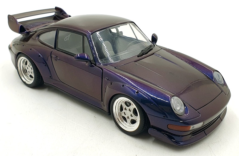 UT 1/18 Scale Diecast 7224R - Porsche 911 GT - Standox Blue/Purple