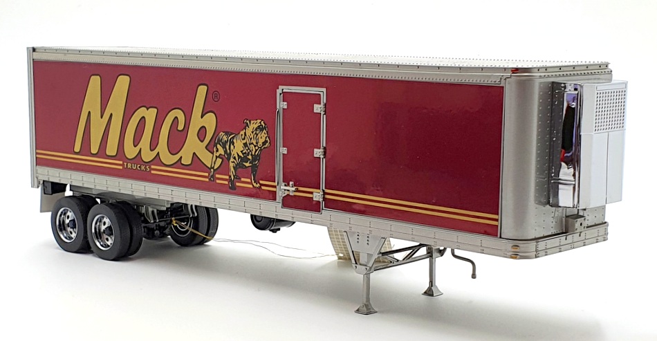 Franklin Mint 1/32 Scale B11U024 B11WH02 - Mack Truck & Trailer - Maroon