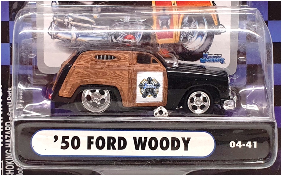 Muscle Machines 1/64 Scale 71151 04-41 - 1950 Ford Woody Police