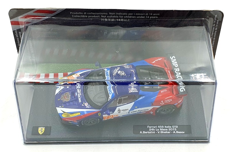 Altaya 1/43 Scale 30424U - Ferrari 458 Italia GT2 #72 24h Le Mans 2015