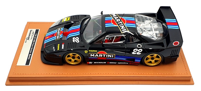 Tecnomodel 1/18 Scale TM18-286N Ferrari F40 1996 24h LM Black