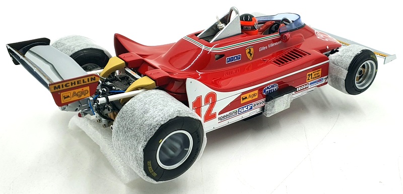 Exoto 1/18 Scale Diecast 97073 - Ferrari 312 T4 G.Villeneuve #12 - Red