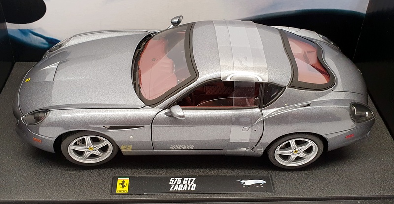 Hot Wheels 1/18 Scale Car - P9915 - Ferrari 575 GTZ Zagato - Met