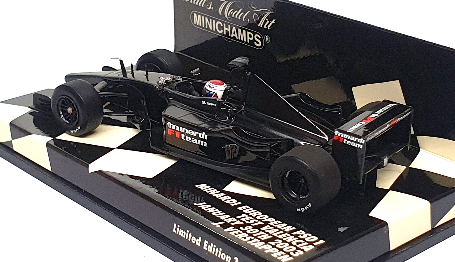 Minichamps 1/43 Scale 430 030189 - F1 Minardi PS01 Test Valencia Jan 30 2003