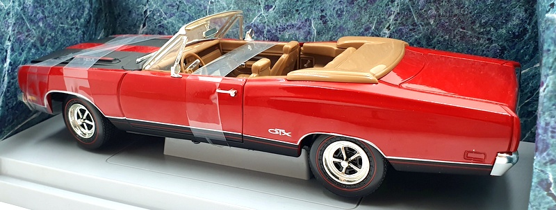 Ertl 1/18 Scale Diecast 7248 - 1969 Plymouth GTX Convertible - Red