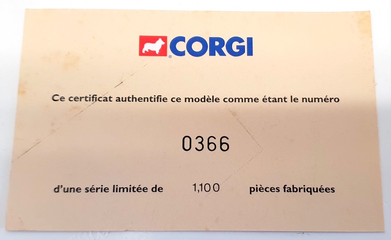 Corgi 1/50 Scale 73602 - Berliet GLR 8 Remorque Fruehauf AMORA