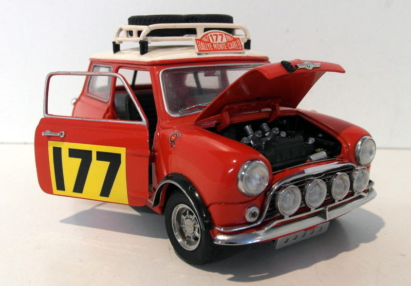 Kyosho 1/18 Scale - 7012 Morris Mini Cooper 1275S 1967 Rally