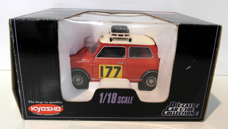 Kyosho 1/18 Scale - 7012 Morris Mini Cooper 1275S 1967 Rally