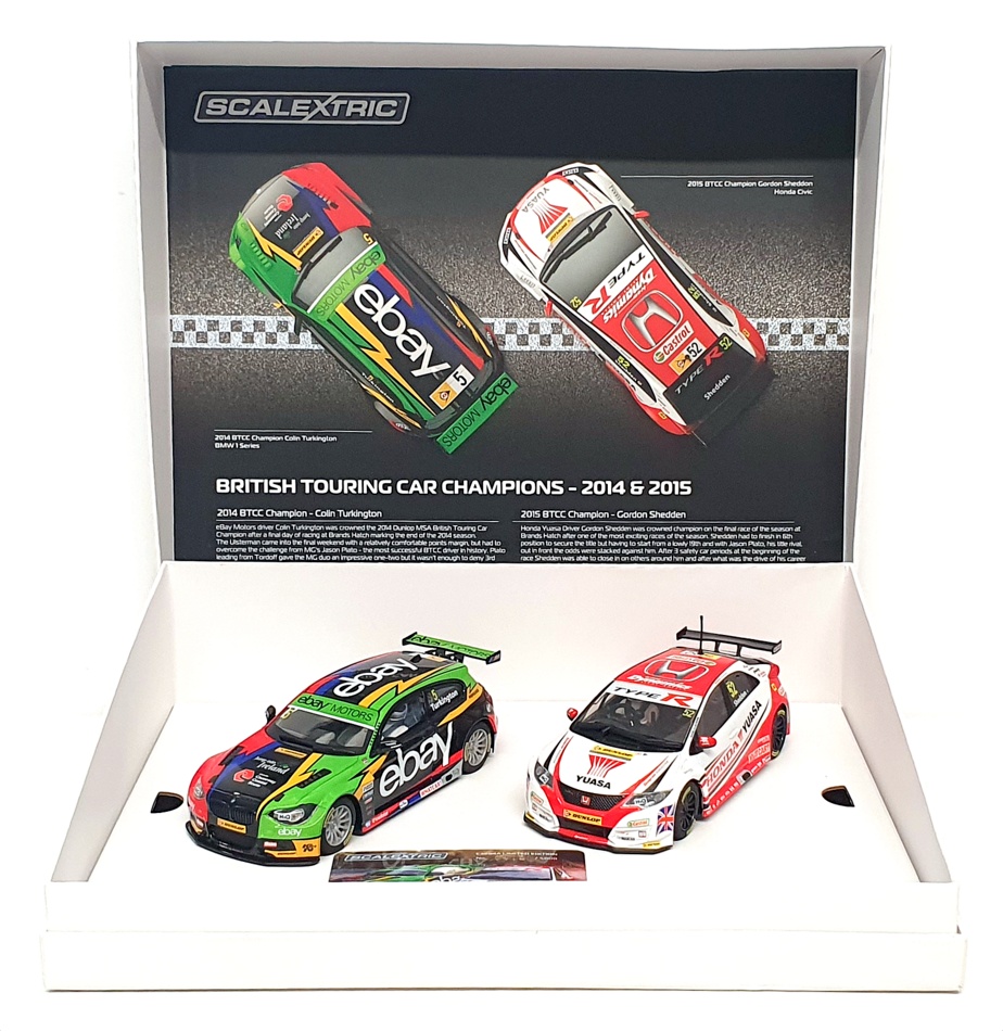 Scalextric 1/32 Scale C3694A - BMW Honda BTCC Champions 2014 & 2015