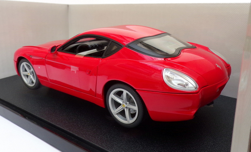 Hot Wheels 1/18 Scale Model Car P9887 - Ferrari 575 GTZ By Zagato - Red