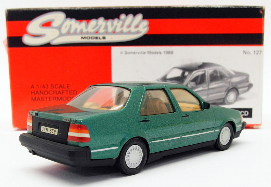 Somerville Models 1/43 Scale Model Car 127 - Saab 9000 CD - Green