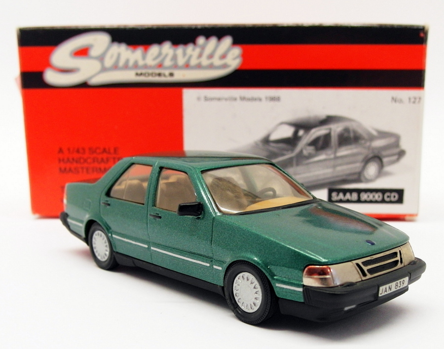 Somerville Models 1/43 Scale Model Car 127 - Saab 9000 CD - Green