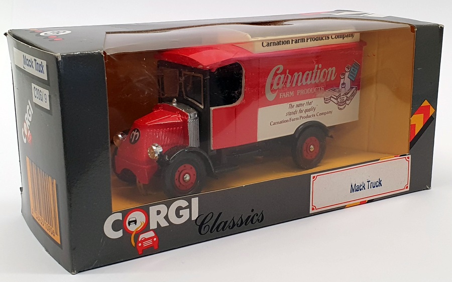 Corgi 1/50 Scale Diecast C906/9 - Mack Truck - Carnation