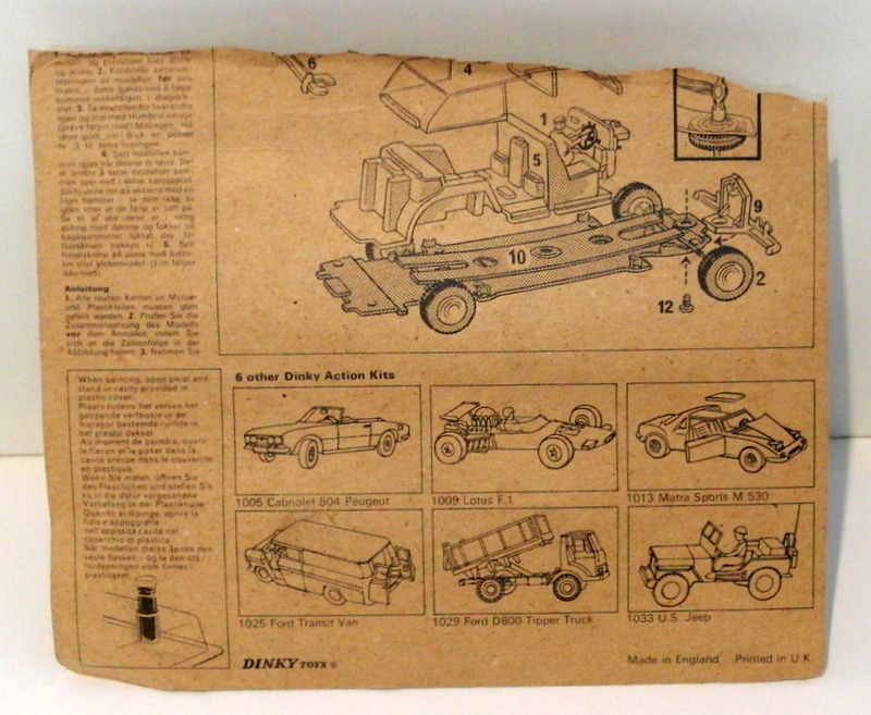 Original Dinky Toys Appx 1/43 Scale Kit 1001 - Rolls Royce Phantom V Unbuilt Kit