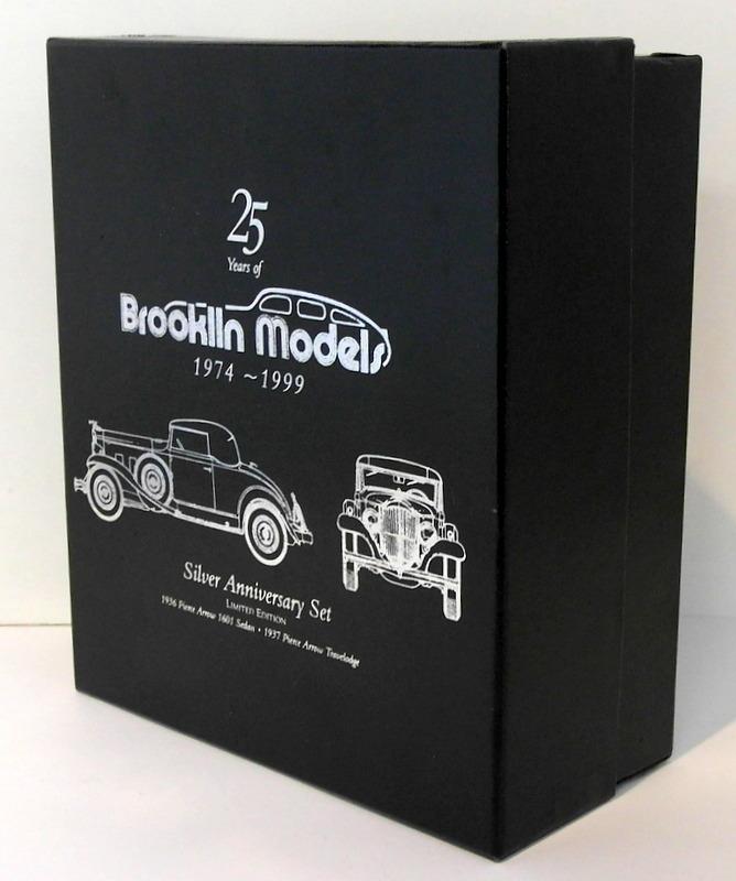 Brooklin Models 1/43 Scale 25yrs Of Brooklin 1936 Pierce Arrow & Travelodge Set