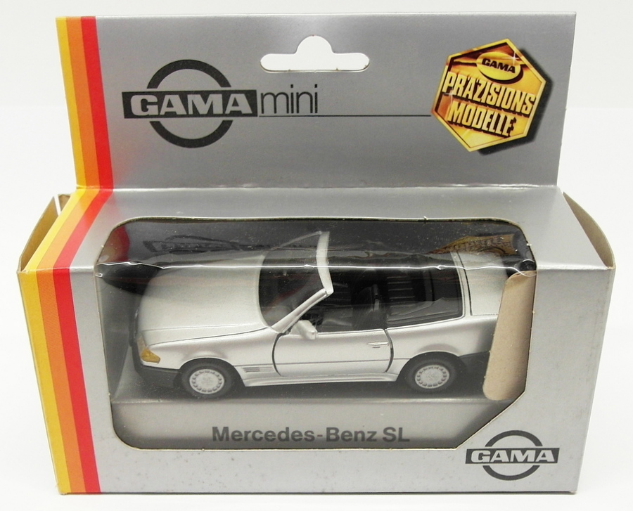Gama 1/43 Scale Model Car 1137 - Mercedes Benz SL Coupe - Silver