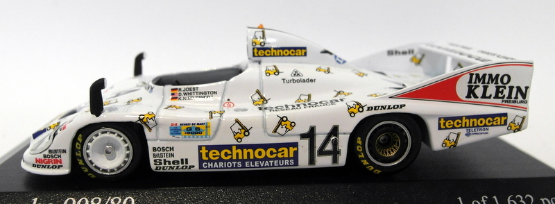 ミニカー MINICHAMPS 430-816714 Porsche 908/80 Minichamps 1/43 Scale diecast - 430 816714 Porsche 908/80 Le Mans
