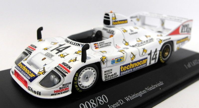 ミニカー MINICHAMPS 430-816714 Porsche 908/80 Minichamps 1/43 Scale diecast - 430 816714 Porsche 908/80 Le Mans