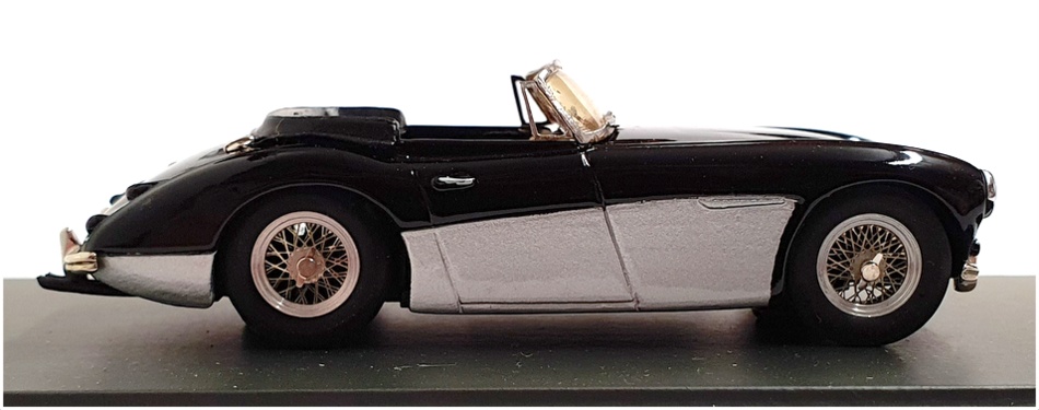 Mimodels 1/43 Scale MM3000BS - Austin Healey 3000 LHD - Black/Silver