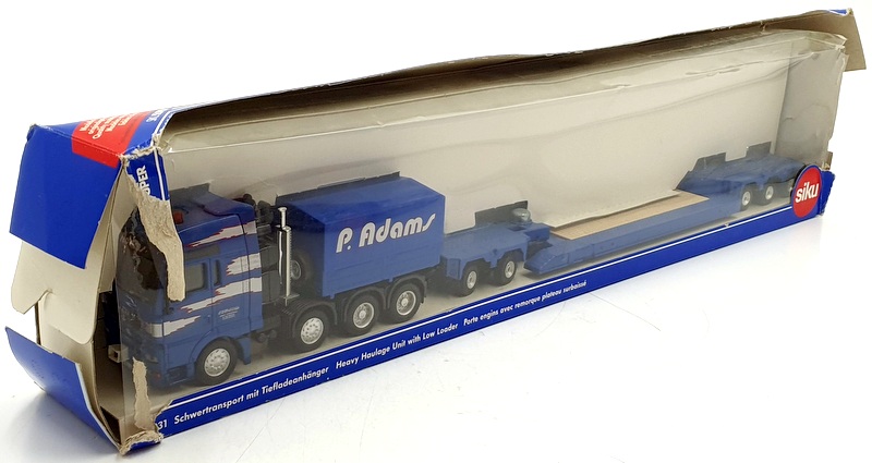 Siku 1/50 Scale Diecast 3931 - MAN Heavy Haulage Unit With Low Loader